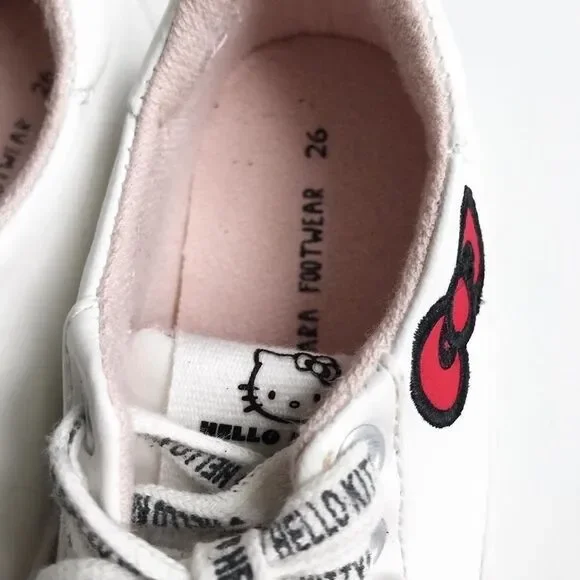 Zara Hello Kitty low top sneakers EUC size 26(9.5) - Picture 5 of 7